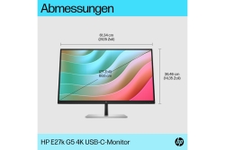 HP E27k G5 27 4k USB-C/HDMI/DP
