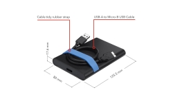 Verbatim USB3.2 Gen1 (2.5) SATA3 HDD/SSD Enclosure Kit retail