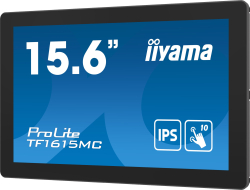 IIYAMA 39.5cm (15,6) TF1615MC-B1 16:9 M-Touch VGA+HDMI+DP...