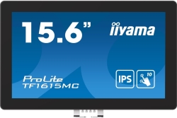 IIYAMA 39.5cm (15,6) TF1615MC-B1 16:9 M-Touch VGA+HDMI+DP...