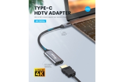Equip Adapter USB-C->HDMI2.0 St/Bu 4K/ 60Hz 0.15m PVC