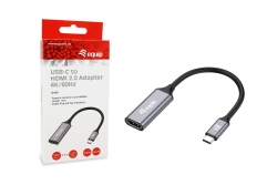 Equip Adapter USB-C->HDMI2.0 St/Bu 4K/ 60Hz 0.15m PVC