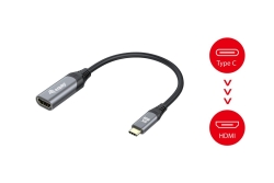 Equip Adapter USB-C->HDMI2.1 St/Bu 8K/ 60Hz 0.15m PVC
