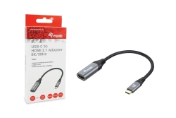Equip Adapter USB-C->HDMI2.1 St/Bu 8K/ 60Hz 0.15m PVC