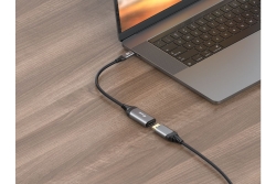 Equip Adapter USB-C->DisplayPort1.4 St/Bu 8K/ 30Hz 0.15m PVC