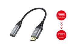 Equip 1.2 DisplayPort->HDMI 4K/ 60Hz St/Bu 0.15m gr