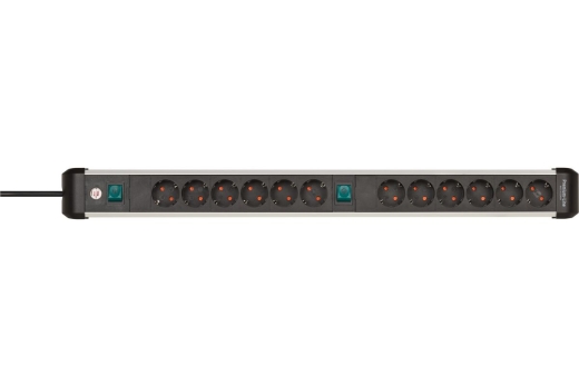 Brennenstuhl Steckdosenleiste Premium-ALU-Line 12fach 3m