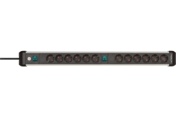 Brennenstuhl Steckdosenleiste Premium-ALU-Line 12fach 3m