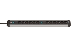 Brennenstuhl Steckdosenleiste Premium-ALU-Line 12fach 3m