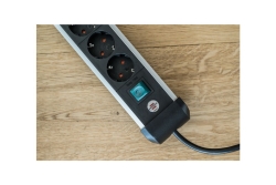 Brennenstuhl Steckdosenleiste Premium-ALU-Line 6fach 3m USB