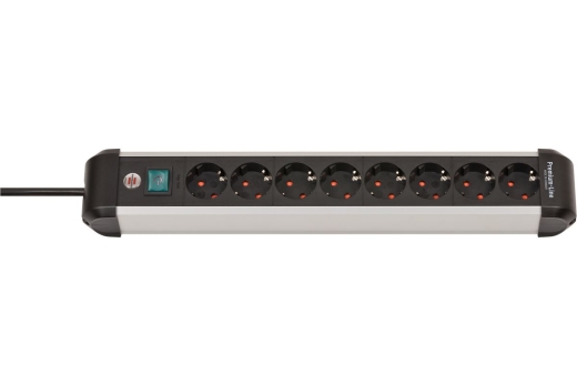 Brennenstuhl Steckdosenleiste Premium-ALU-Line 8fach 3m