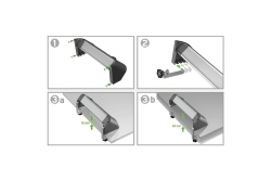 Brennenstuhl Steckdosenleiste ALU-Office-Line 4fach 1.8m USB