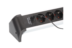 Brennenstuhl Steckdosenleiste ALU-Office-Line 4fach 1.8m USB