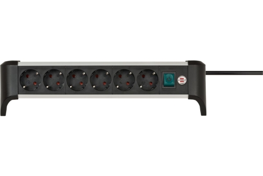 Brennenstuhl Steckdosenleiste ALU-Office-Line 6fach 3m