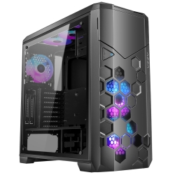 AZZA Gaming PC Gehäuse Storm 6000B Big Tower 5x ARGB