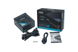 AZZA Netzteil 650W ATX 80 Plus Bronze 120mm Schwarz retail