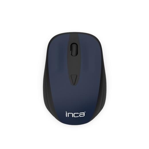 INCA Wrls Maus 1600DPI/4Tasten/2.4GHzUSB-A bl/sw retail