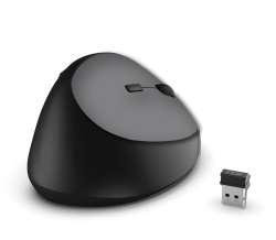 INCA Vertikale Maus Wireless/1600DPI/6Tasten/USB-A grau retail