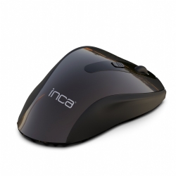 INCA Wrls Maus Ergo/1600DPI/6Tasten/Laser/2.4GHzUSB-A sw retail