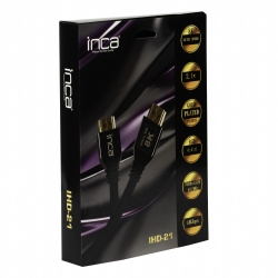 INCA HDMI-Kabel2.1 8K 48Gbit/s 7680x4320@120Hz 2.00m sw retail