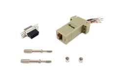 Equip Adapter DB9 Serial->RJ45 Bu/Bu 8Pin grau Polybeutel