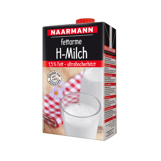 H-Milch - 1,5% Fett, 12x 1 Liter