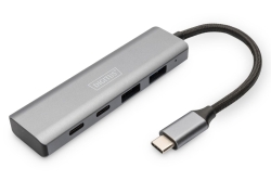 DIGITUS USB-C-Hub 4-Port 3.1 ->2xUSB A 2xUSB C int.Kabel