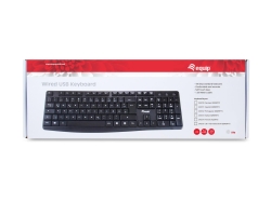 Equip Tastatur Kabelgebunden US schwarz 1.50m