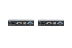 LevelOne KVM Extender Cat5 2xUSB-A,2xVGA schwarz