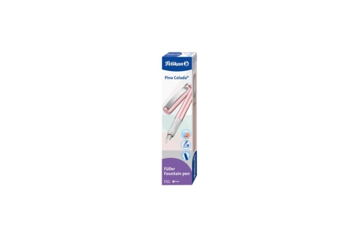 Pelikan Füller Pina Colada rose metallic 1+1 TP/FS blau Faltschachtel
