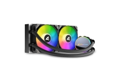 Sharkoon Wasserkühlung S70 RGB 2 Lüfter 240mm schwarz