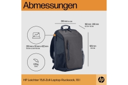 HP Travel - Notebook-Rucksack - 39.6 cm - bis zu 15,6 - 18L