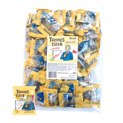Fruchtgummi Tagungstiger, 100x8,5g
