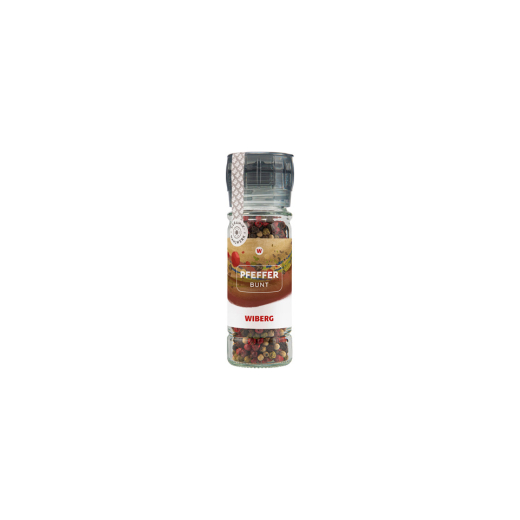 Gewürzmühle mit ausgewogener Pfeffermischung, Pfeffer Bunt, 43 g