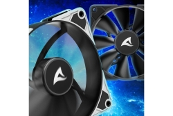 Sharkoon Lüfter 120*120*25 Silent Storm BW120 PWM FAN schwa
