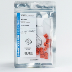 SmartKeeper Basic RJ45 Port Blocker orange 12 Stk.