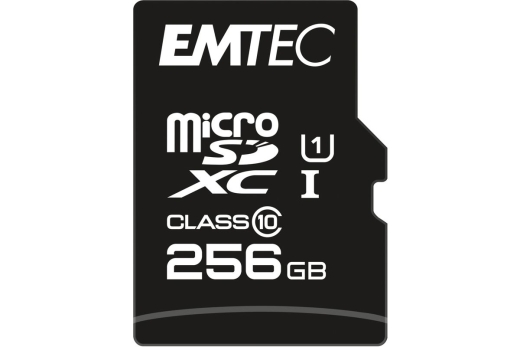 Emtec mSD 256GB UHS-I U1 EliteGold + Adapter