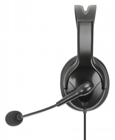 MANHATTAN Mono USB-Headset links / rechts tragbar 2m Kabel