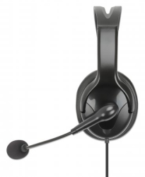 MANHATTAN Mono USB-Headset links / rechts tragbar 2m Kabel