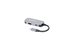 MANHATTAN USB-C auf HDMI 3-in-1 Docking-Konverter mit PD