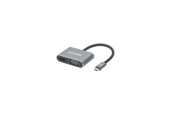 MANHATTAN USB-C auf HDMI & VGA 4in1 Konverter Power Delivery