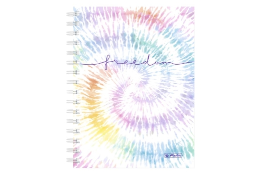 Herlitz Spiralboutiqueb. A5 100Bl.kar. New Batik Freedom