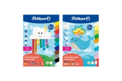 Pelikan Tonpapier Block TZPB, 20 Blatt, 23x33cm, Rainbow