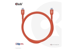 Club3D Kabel USB 2 Typ C PD 240W / 480Mb 3m St/St retail