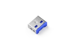 SmartKeeper Basic USB-A Port Blocker dunkelblau 6 Stk.+Key