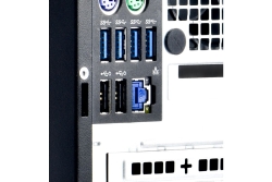 SmartKeeper Basic RJ45 Port Blocker dunkelblau 10 Stk.+Key
