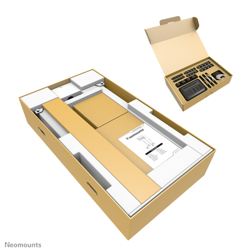 Neomounts BOS 37-100 1TFT weiß Max.110KG motorisisiert TÜV (Speditionsversand)
