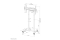 Neomounts BOS 37-100 1TFT weiß Max.110KG motorisisiert TÜV (Speditionsversand)