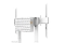 Neomounts BOS 37-100 1TFT weiß Max.110KG motorisisiert TÜV (Speditionsversand)