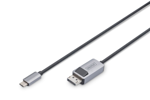 DIGITUS Kabel USB 3.0/C -> DP St/St 8K Bidirektional 3m schw